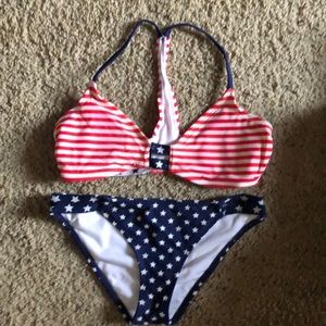American flag bikini